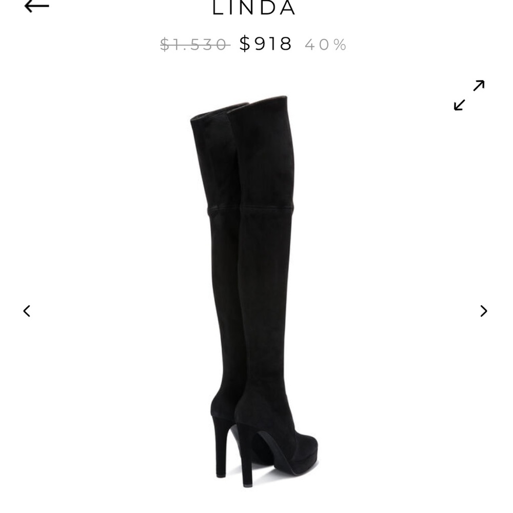 Casadei Sued over the knee boots.